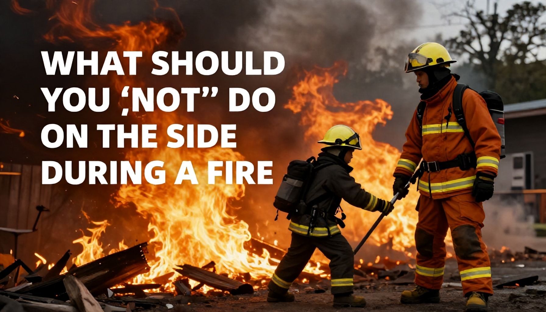 Yangın Esnasında Yan Kısımda Ne Yapmamalıyız? Hayatta Kalma İpucuları*