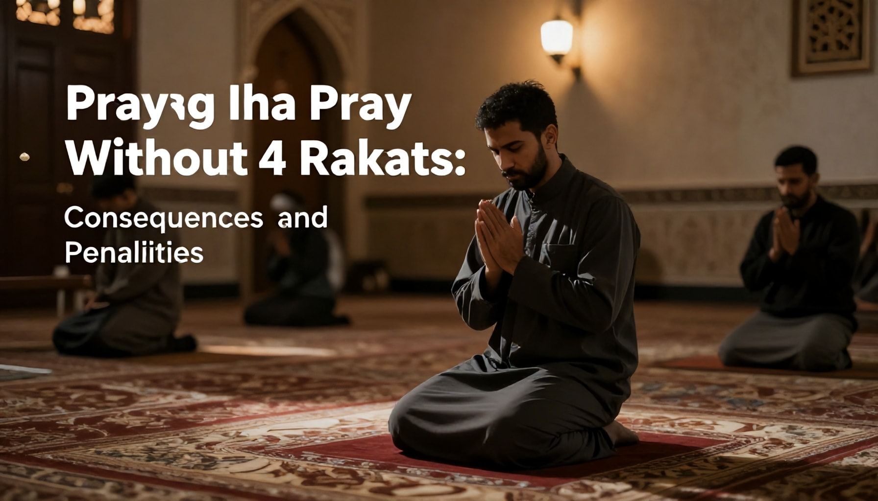 Yatsı Namazı 4 Rekat Olmadan Kılmak: Sonuçlar ve Cezalar*