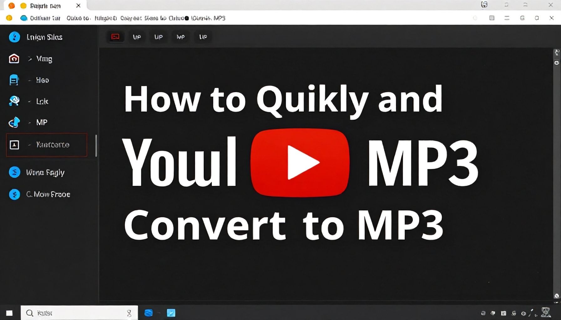 YouTube'dan MP3'e Nasıl Hızlı ve Kaliteli Dönüştürülür?*