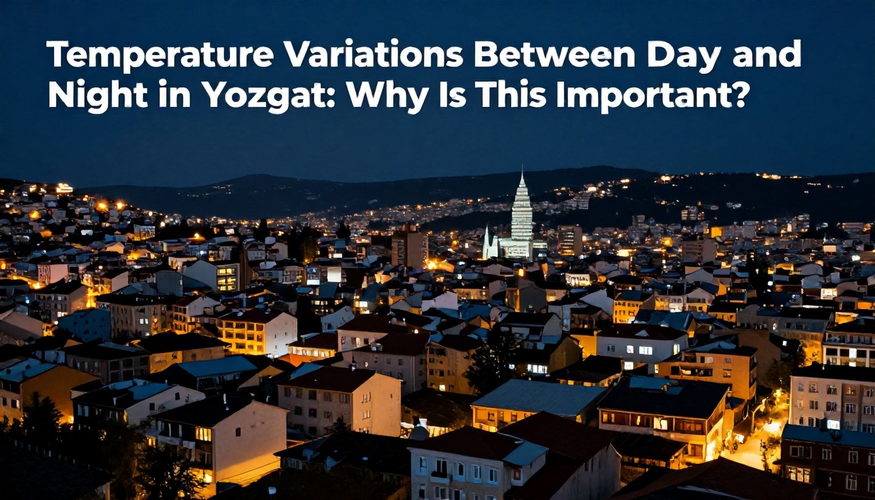 Yozgat'ta Gece-Gündüz Sıcaklık Değişimleri: Neden Bu Önemlidir?*
