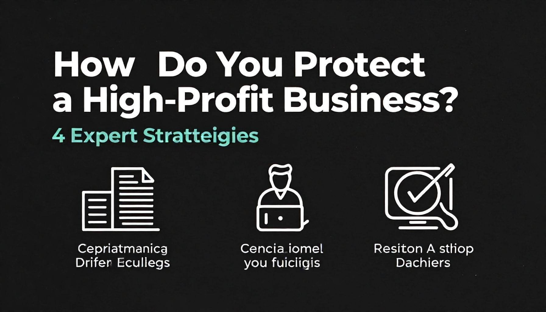 Yüksek Kazançlı İşletmeyi Nasıl Koruyorsunuz? 4 Uzman Stratejisi*