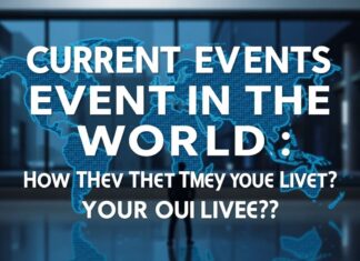 Dünyada Güncel Olanlar: Hayatımızı Nasıl Etkiler? Current Events in the World: How Do They Affect Our Lives?