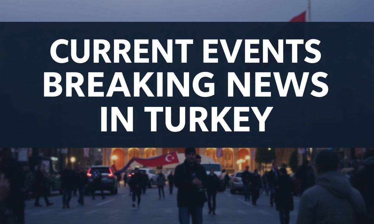 Türkiye'de Güncel Olaylar ve Son Dakika Haberler